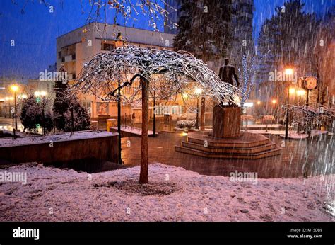 city park in winter Stock Photo - Alamy