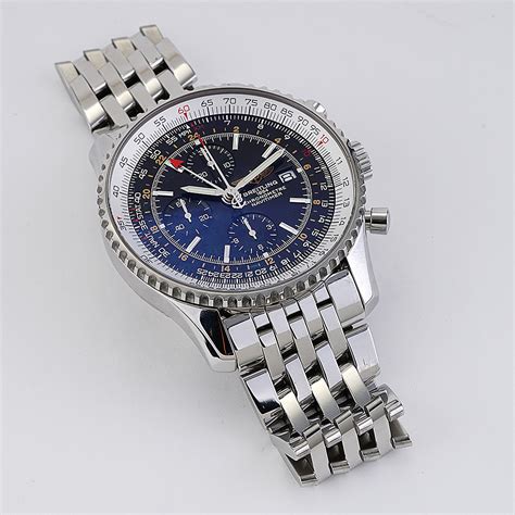 Breitling Navitimer Black Dial World | New York Jewelers Chicago