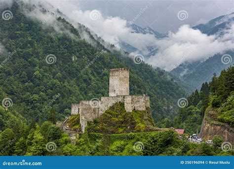 Zilkale Castle in Rize, Turkey. Stock Photo - Image of background, karadeniz: 250196094