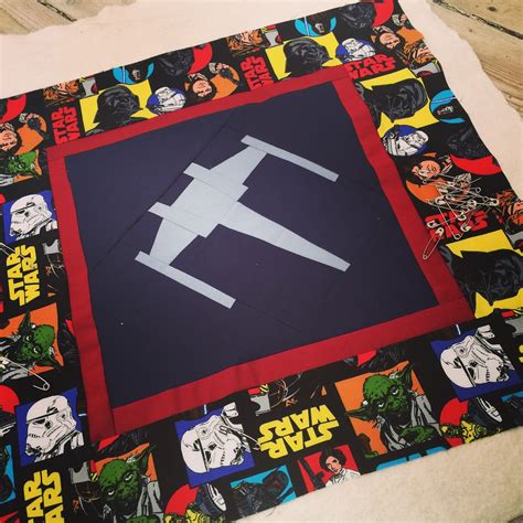 Sødeste: Star Wars x-wing pillow for my youngest