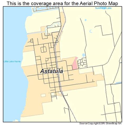 Aerial Photography Map of Astatula, FL Florida