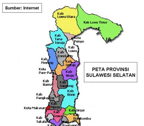 PETA DIGITAL: Peta Provinsi Sulawesi Selatan 04