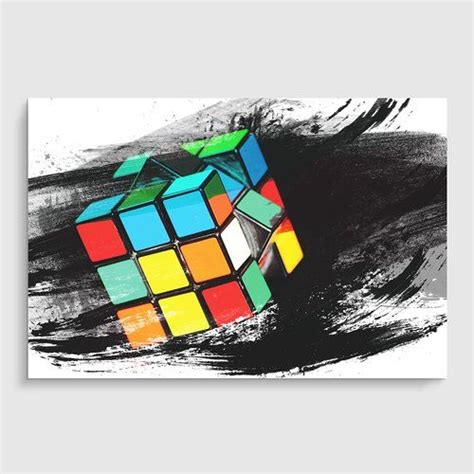 East Urban Home 'Rubik's Cube' Graphic Art Print Poster | Posters art prints, Art prints ...