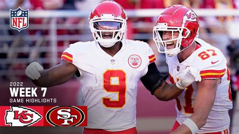 Kansas City Chiefs vs. San Francisco 49ers | 2022 Week 7 Game Highlights - YouTube