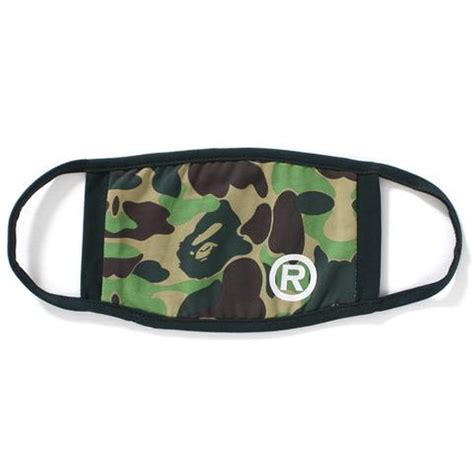 Bape New BAPE Face Mask Authentic ABC CAMO Green DS - A Bathing Ape ...