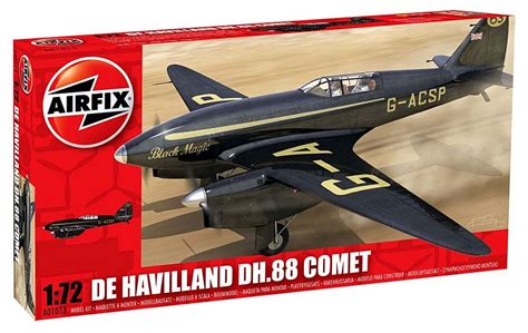 Scale Model News: A CLOSE LOOK AT THE REISSUED 1:72 SCALE AIRFIX DH.88 COMET RACER