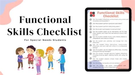 Functional Skills Checklist For Special Needs Students [PDF Included] - Number Dyslexia