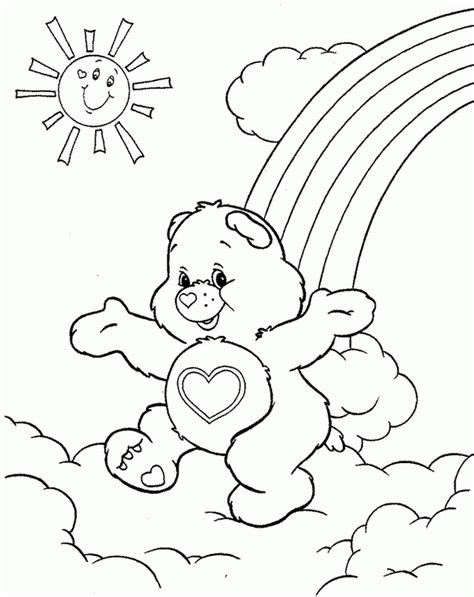 Wish Bear Coloring Pages