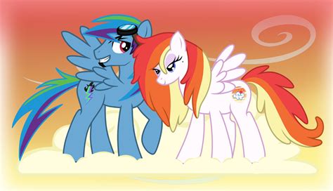 Rainbow Dash's Parents - When We Were Younger by LugiaAngel.deviantart.com on @deviantART | My ...