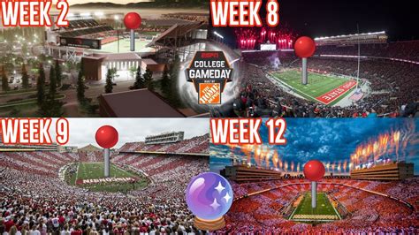 Predicting the Location of ESPN College GameDay Every Week in 2023 ...