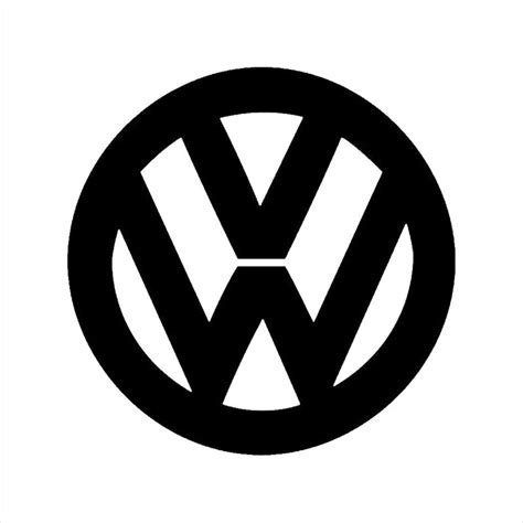 Official Volkswagen Classic Black VW Logo | POD66