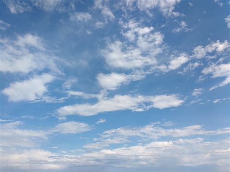 Sky with Clouds Texture – Photos Public Domain