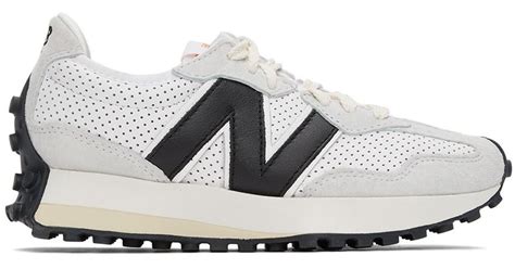 New Balance White And Black Casablanca Edition 327 Sneakers | Lyst