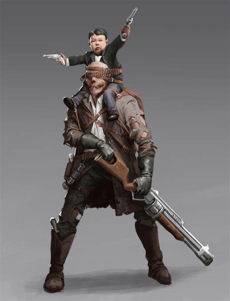 ArtStation - Stefan Koidl's submission on Wild West - Character Design | Wild west character ...