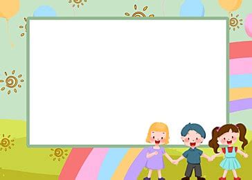 Kindergarten Board Rainbow Kids Play Background, Board, Playful ...