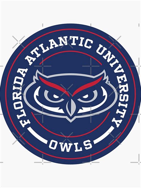 "FAU - Owls" Sticker by wuflestadj | Redbubble