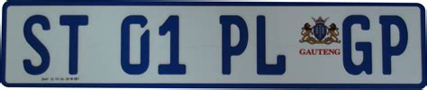 Gauteng Number Plates – ST Number Plates and Signs