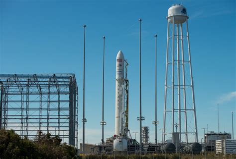 Antares Rocket Raised on the Pad – Northrop Grumman