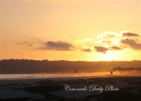 Coronado Daily Photo: Coronado Beach At Sunset