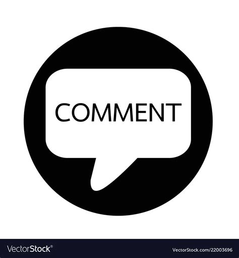 Comment icon Royalty Free Vector Image - VectorStock