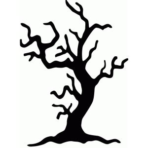 Spooky Tree Silhouette at GetDrawings | Free download