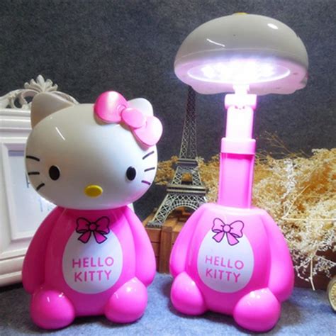 Hello Kitty LED Rechargeable Table light 12LED Kids Gift Bedroom Eye ...