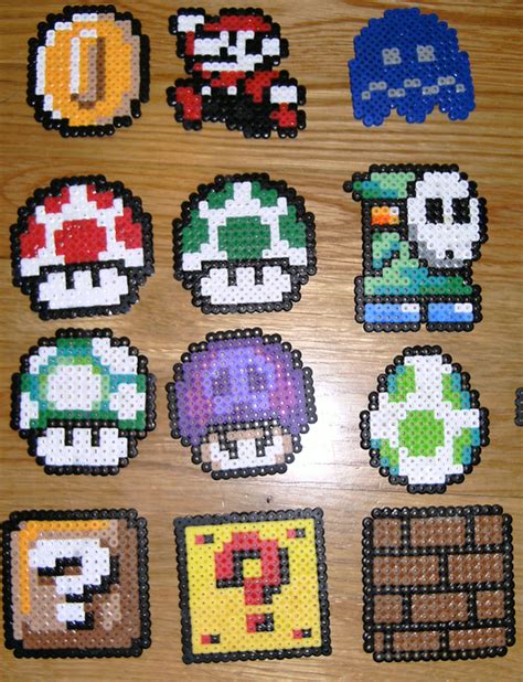 Perler Mario Sprites - 1 by Queoh on DeviantArt