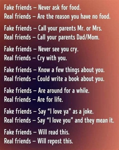 Fake Friends Vs Real Friends Pictures, Photos, and Images for Facebook ...