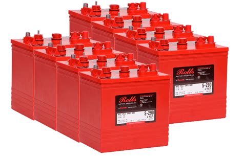 Rolls S290 4000 Series Battery Bank 48 Volt 14.12 kWh C100