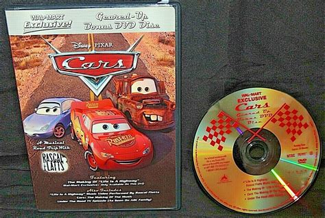 Disney PIXAR Cars Geared-Up BONUS DVD Disc Wal-Mart Exclusive! Rascal ...