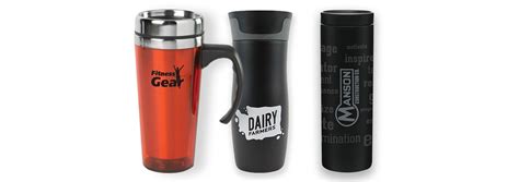 Branded Printed Corporate Logo Insulated Travel Mugs