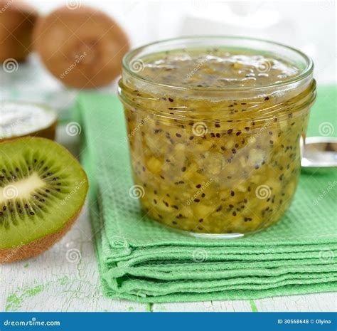 Kiwi jam stock photo. Image of product, freshness, ripe - 30568648