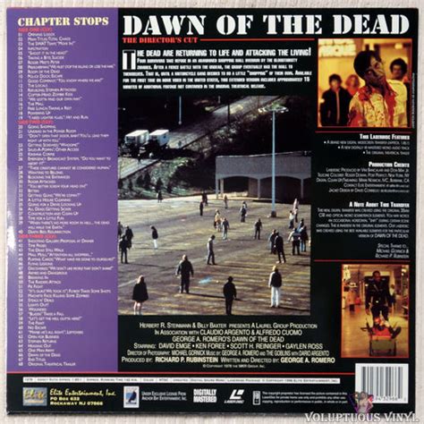 Dawn Of The Dead: Director's Cut (1978) (Uncut) LaserDisc – Voluptuous ...