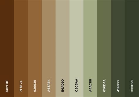 colour palette | Earth colour palette, Brown color palette, Hex color palette