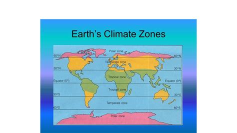 Temperate Climate Zone Map