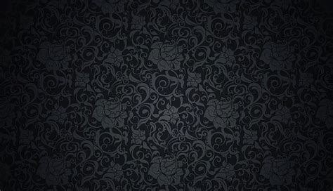 HD wallpaper: black and grey flowers vector art, patterns, black white ...