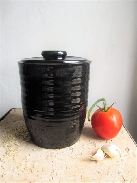 Black Ceramic Storage Jars with Lids – Dashing Ceramics