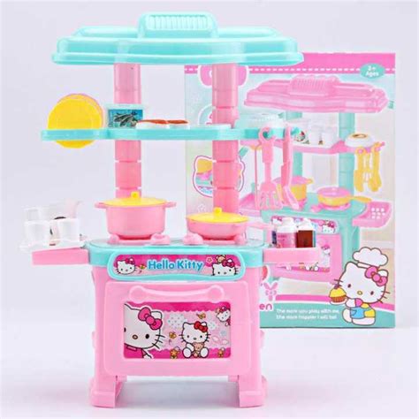 HELLO KITTY Kitchen Cooking Toy Play Set For Children | Lazada