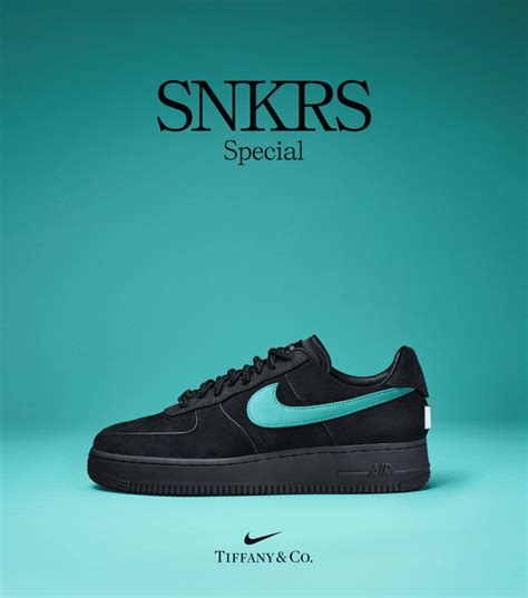 SNKRS Special: Air Force 1 x Tiffany & Co.. Nike SNKRS MY