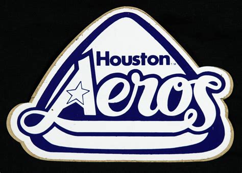 Lot Detail - 1972-78 Houston Aeros World Hockey Association Team Logo Decal