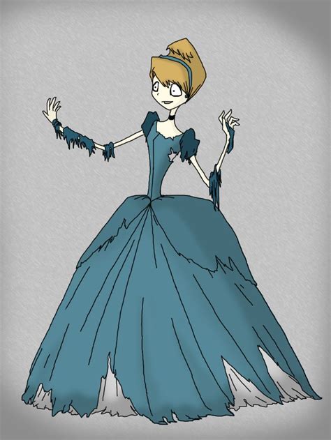 I did this a looong time ago! It's my Tim Burton style Cinderella ...