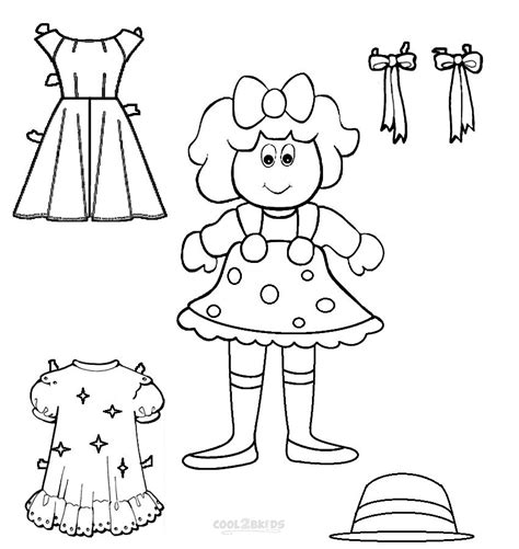 Free Printable Paper Doll Templates