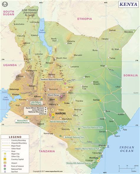 Kenya Wall Map Buy Wall Map Of Kenya Shop Mapworld | Images and Photos ...