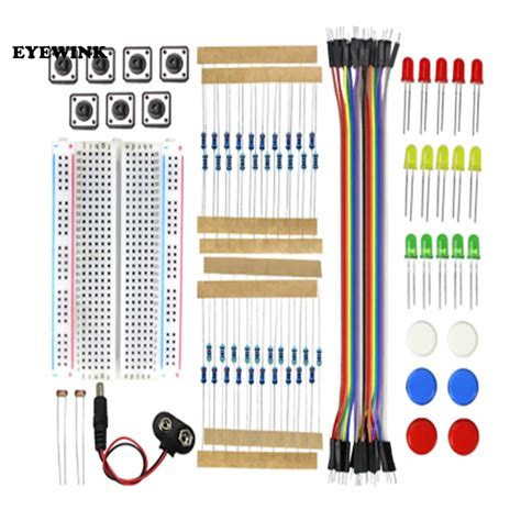 Starter Kit UNO R3 Mini Breadboard LED Jumper Wire Button for arduino Diy Kit-in Integrated ...