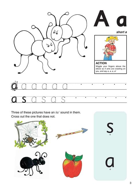 Jolly Phonics A Worksheet