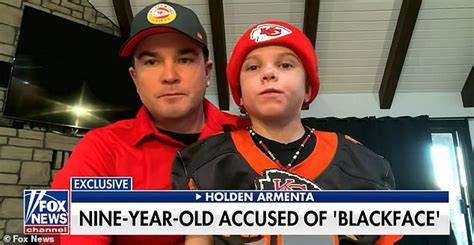 Holden Armenta, the young Kansas City Chiefs fan accused of blackface, says fallout has been ...