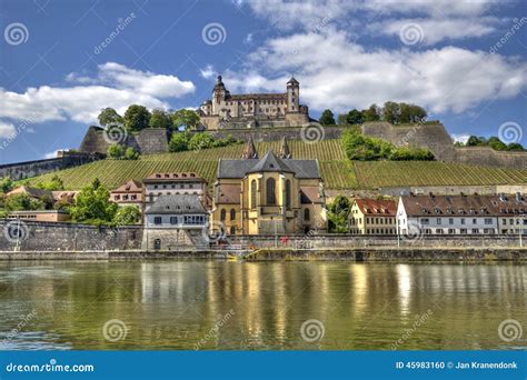 Marienberg Castle Wurzburg stock photo. Image of fort - 45983160