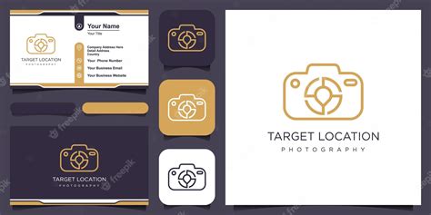 Premium Vector | Target location camera logo, design vector simple ...