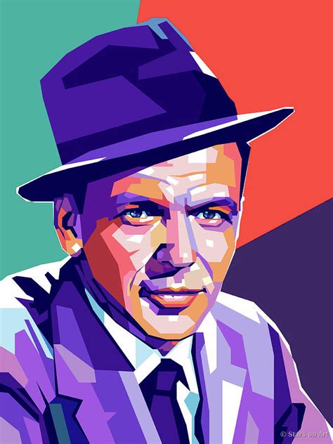 Frank Sinatra pop art Digital Art by Stars on Art - Pixels