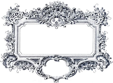 Gorgeous Baroque Frame Images - The Graphics Fairy